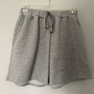 nasty gal grey sweat shorts